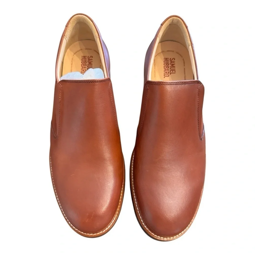 Samuel Hubbard ‘Frequent Traveler' Slip-On in Whiskey NIB